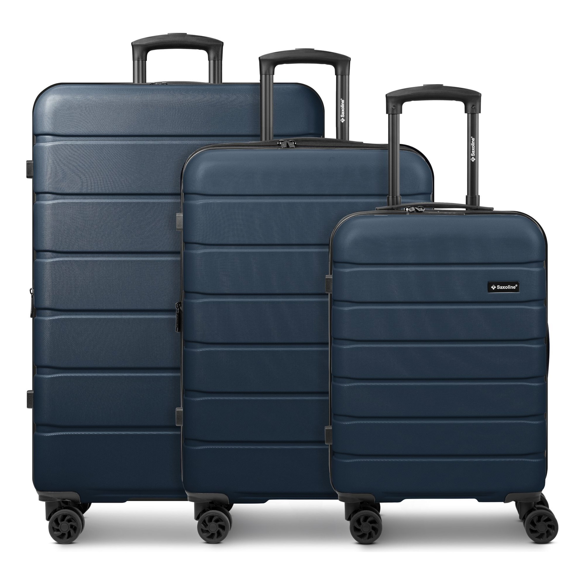 Saxoline Suitcase set 'Miami' in Blue: front