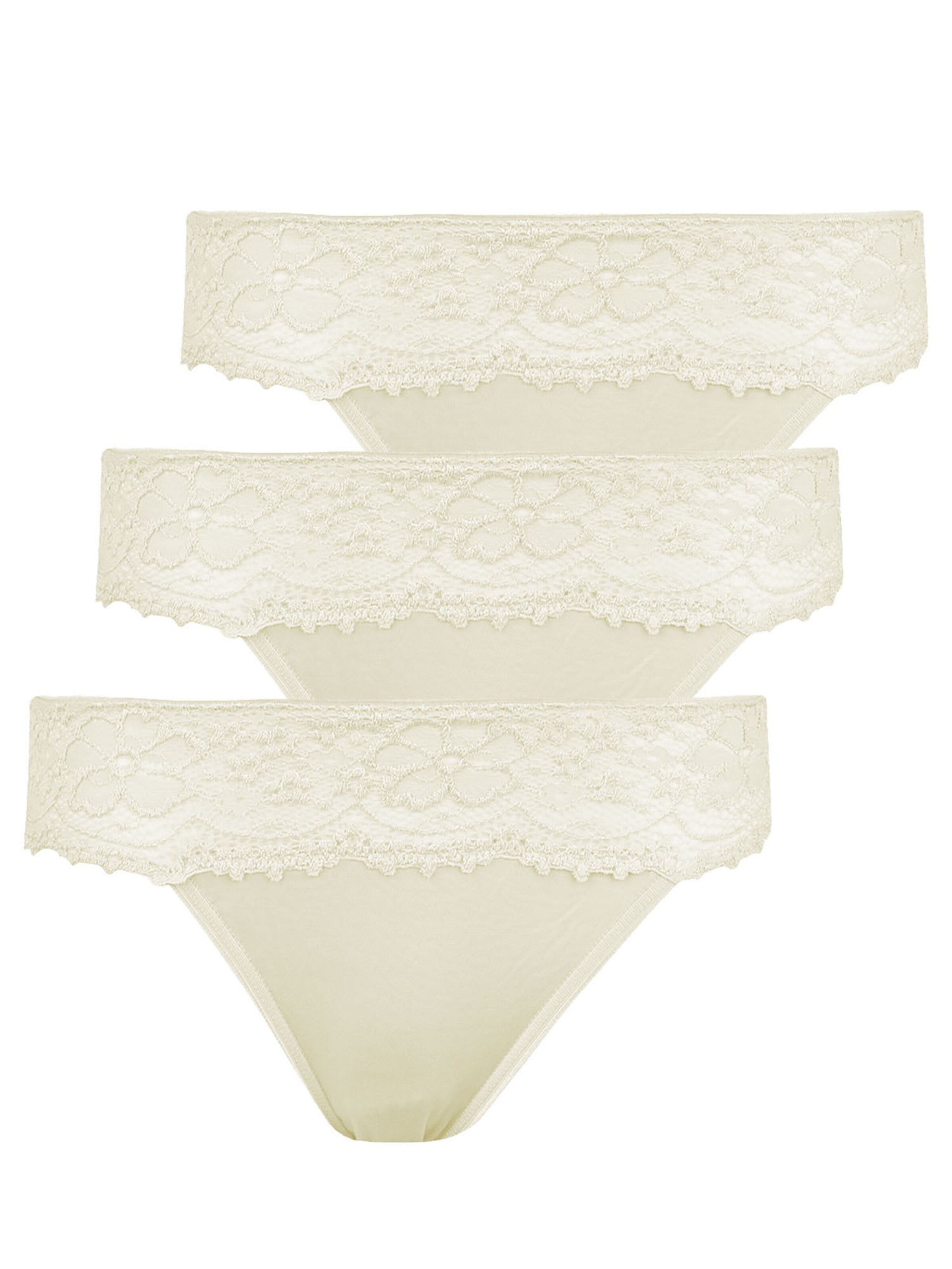 Nina von C. Panty 'Millefleurs' in Beige: front
