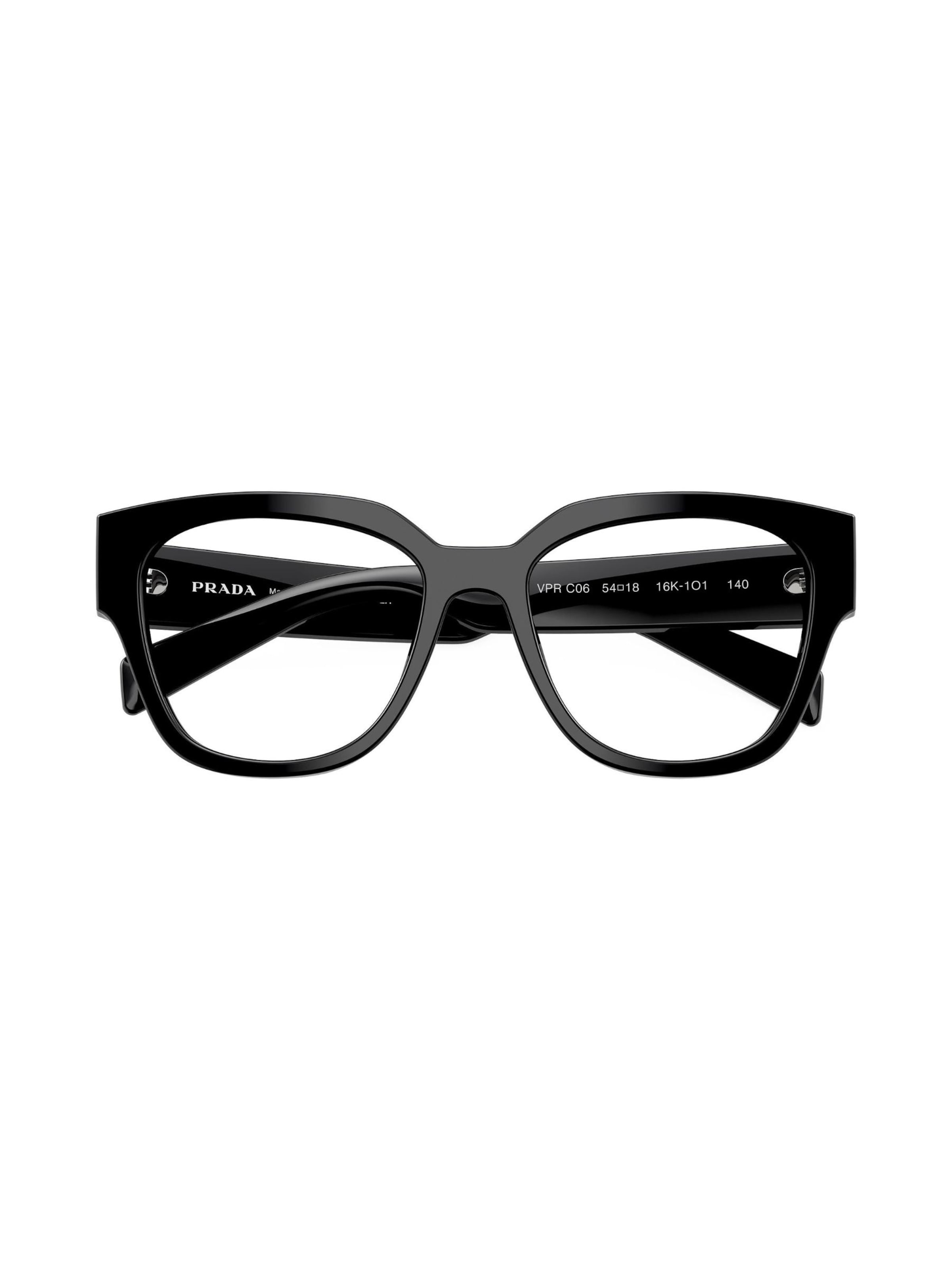 PRADA Sonnenbrille in Schwarz: Vorderseite