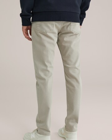 WE Fashion Slimfit Farkut värissä beige