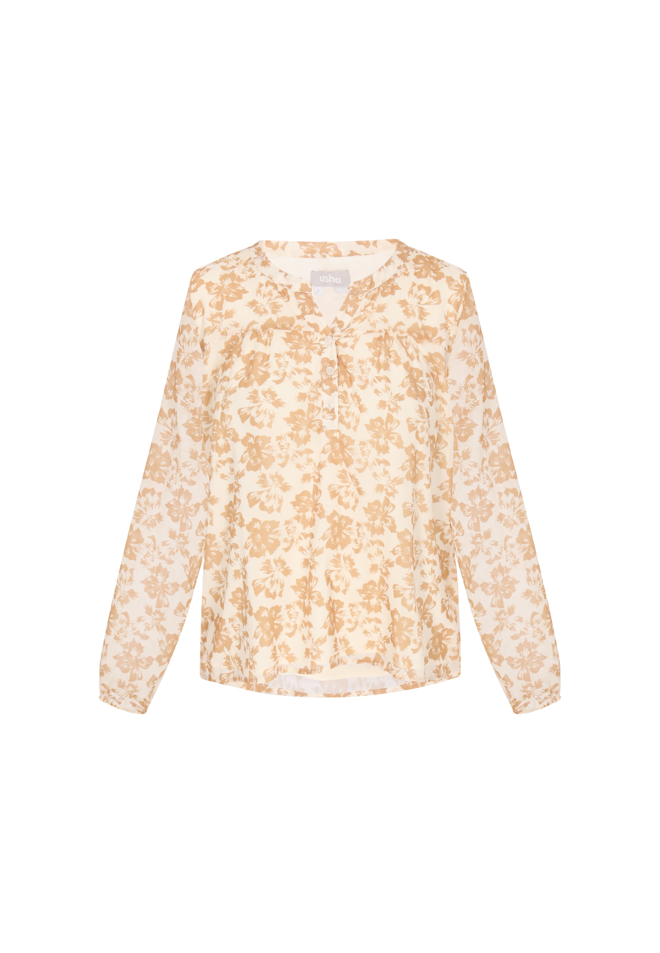 Usha - Blusa en beige: frente