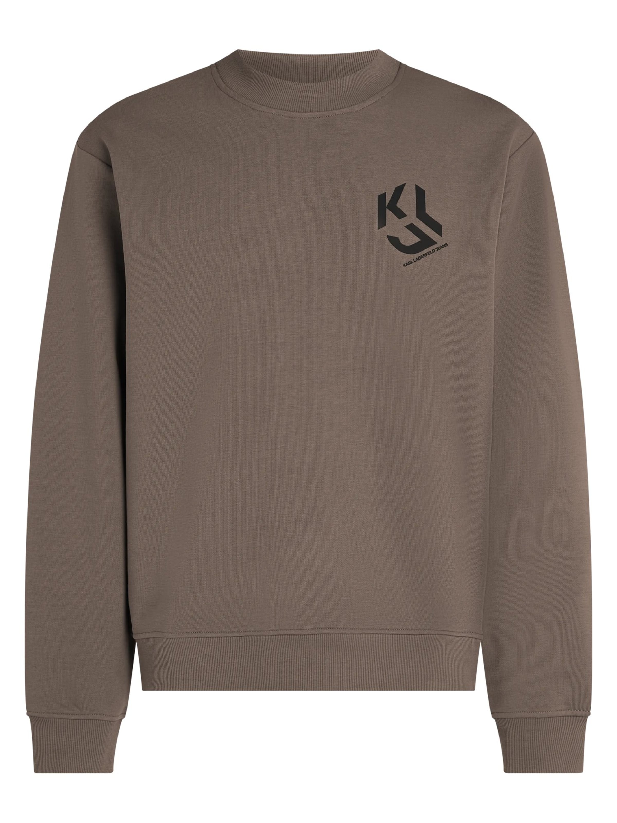 KARL LAGERFELD JEANS Tréning póló - szürke: elől