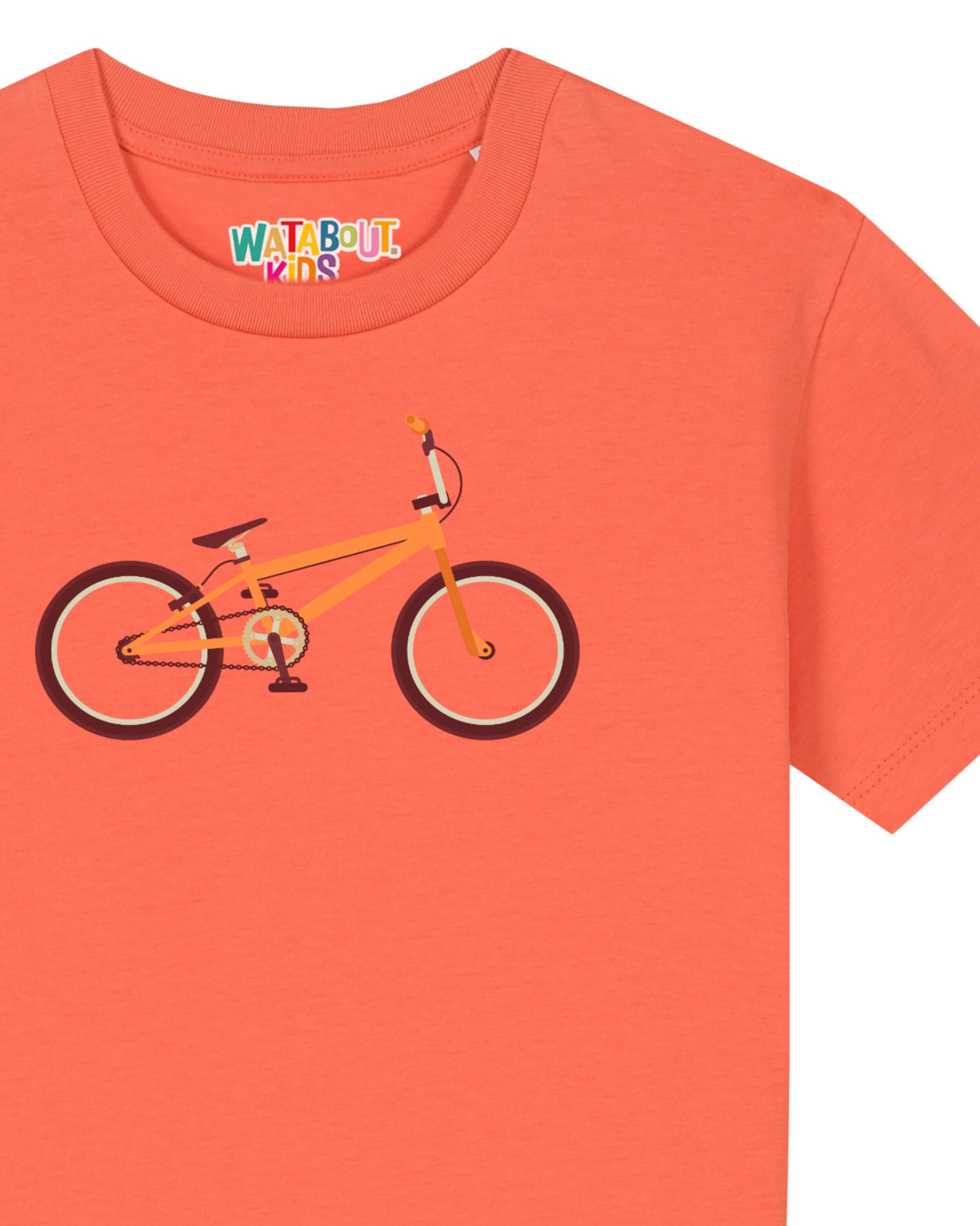Maglietta 'Bmx' di watabout.kids in arancione