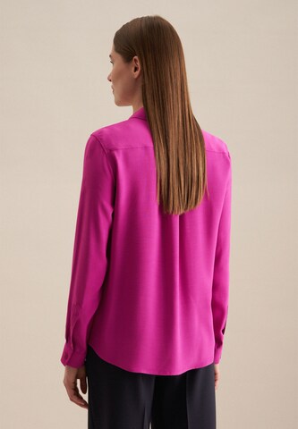 Chemisier 'Schwarze Rose' SEIDENSTICKER en rose