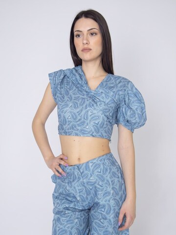 Haut wild pony en bleu : devant