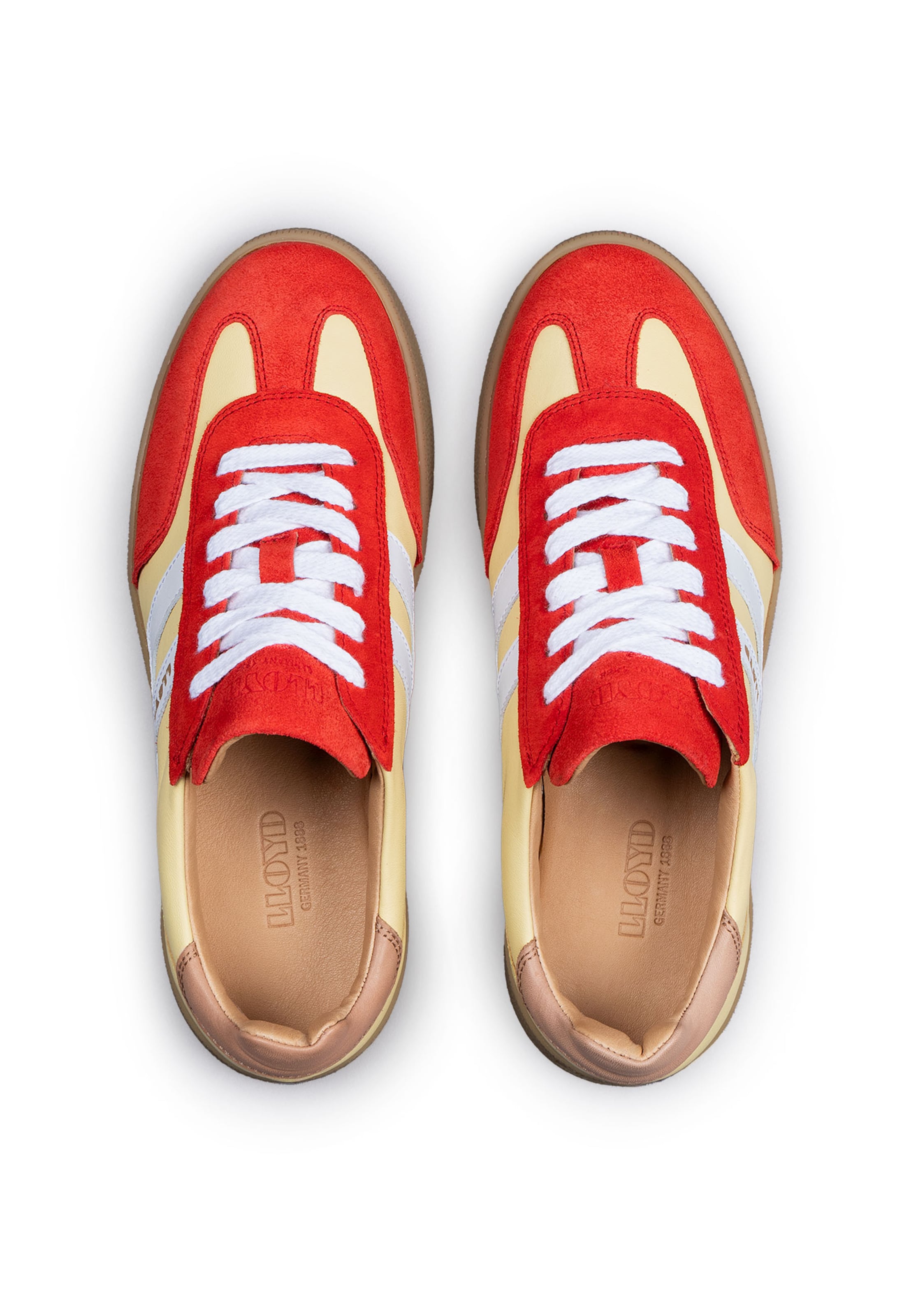 LLOYD Platform trainers in Yellow