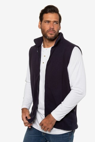 JP1880 Bodywarmer in Blauw: voorkant