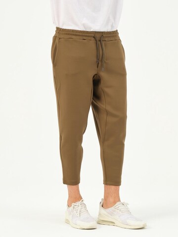 C&City Tapered Trousers in Green