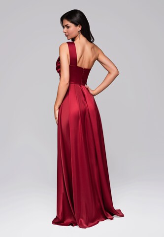 Ombre Abendkleid in Rot