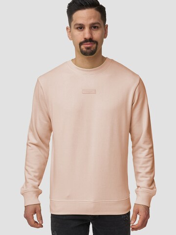 INDICODE JEANS Sweatshirt 'Baxter' in Pink: Vorderseite