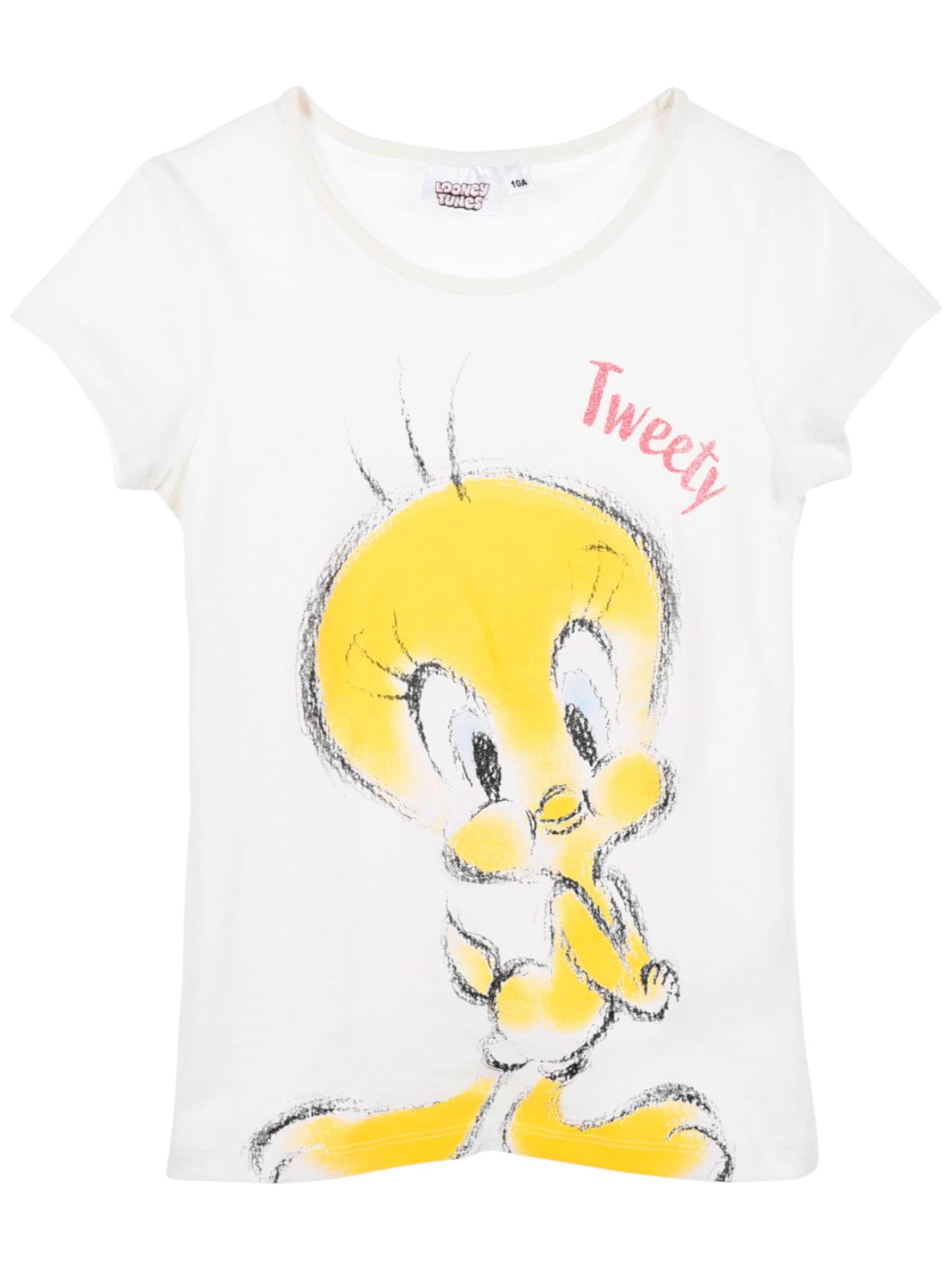 Looney Tunes Shirt 'Tweety T-Shirt'‌‌‌‌‌ in Beige: Vorderseite