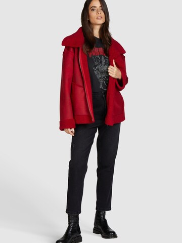 MARC AUREL Between-Season Jacket in Red