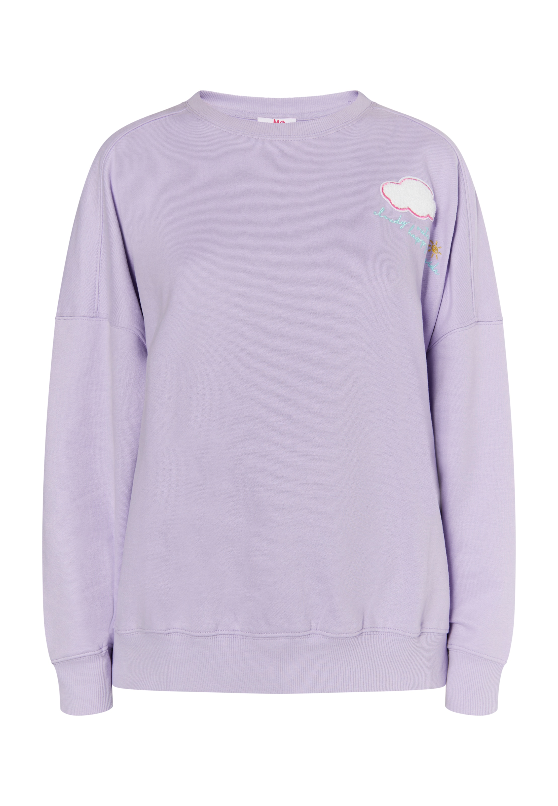MYMO Sweatshirt 'Keepsudry' in Purple: front