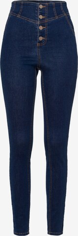 zero Skinny Jeans in Blauw: voorkant
