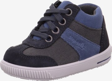 SUPERFIT First-Step Shoes 'MOPPY' in Grey: front