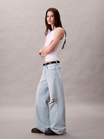 zils Calvin Klein Jeans Platas staras Džinsi 'Atlantic'