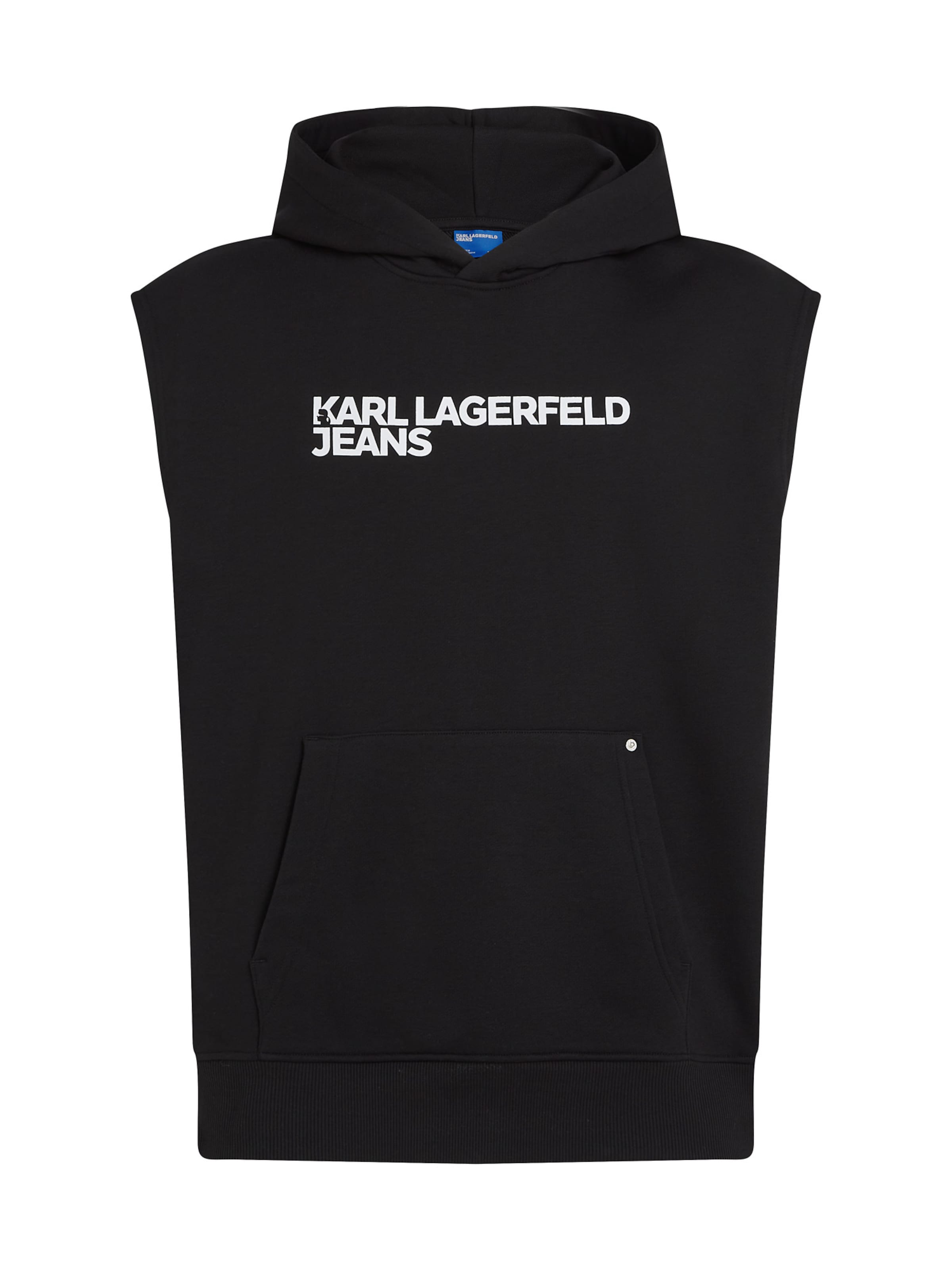 KARL LAGERFELD JEANS Sweatshirt i svart: framsida