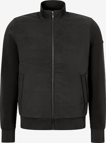 Karl Lagerfeld Fleece Jacket in Black: front