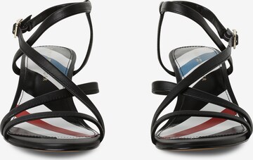 TOMMY HILFIGER Strap sandal in Black