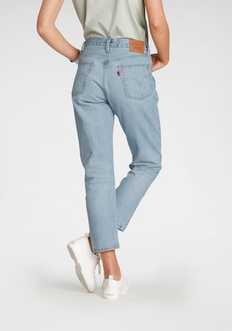 LEVI'S ® Regular Jeans '501 Crop' i blå