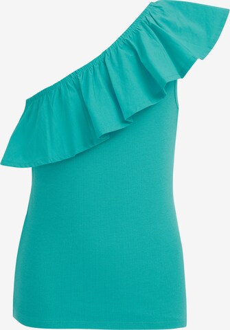 WE Fashion T-shirt i grön: framsida