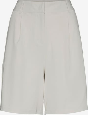 VERO MODA Pleat-Front Pants 'Zelda' in Grey: front