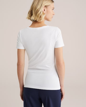 T-shirt WE Fashion en blanc
