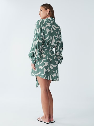 St MRLO Shirt dress 'Bligh' in Green: back