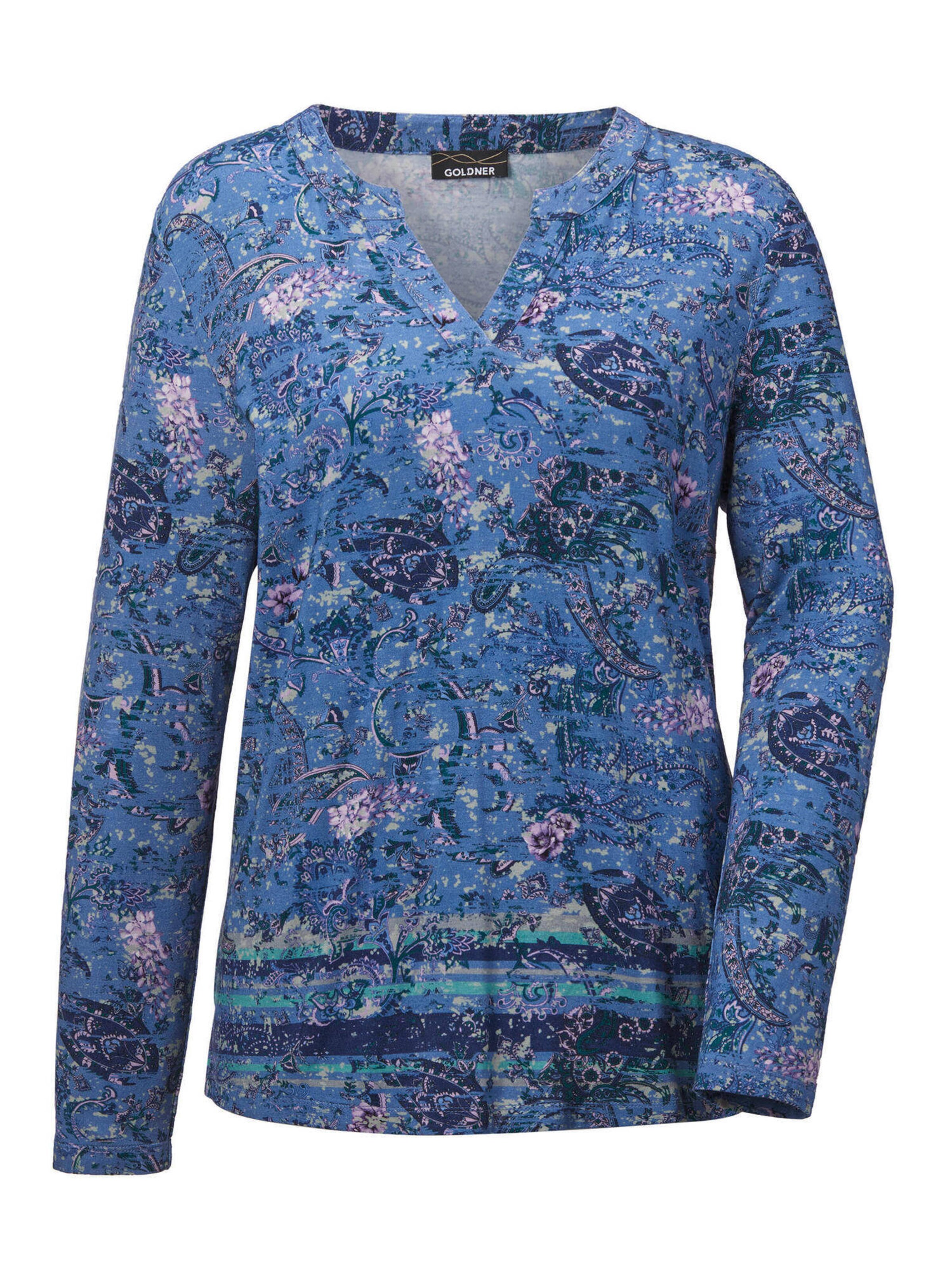 T-shirt Goldner en bleu : devant