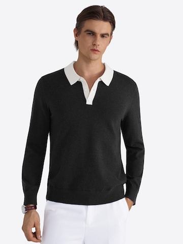 Pull-over Vantory en noir : devant