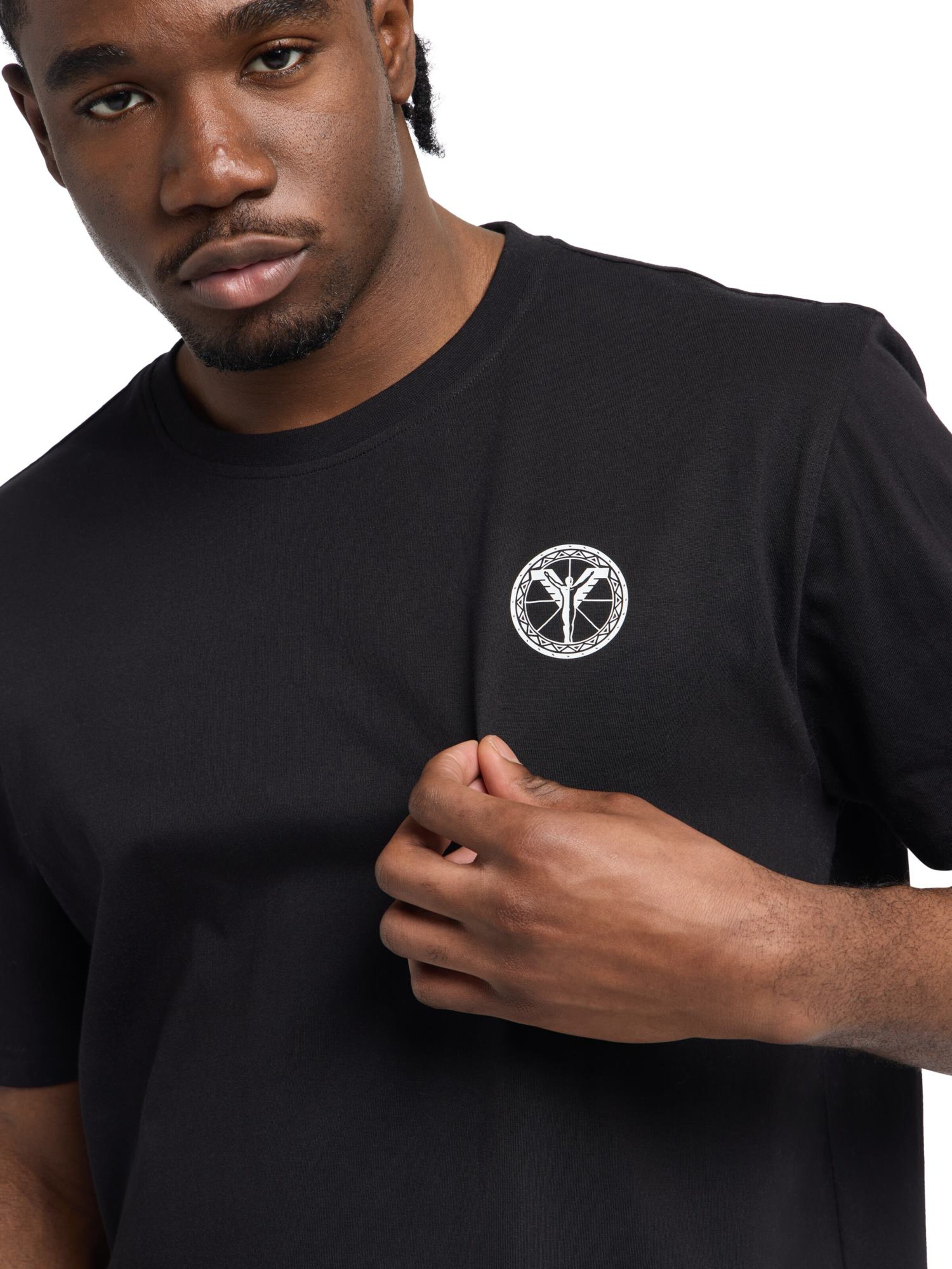 Carlo Colucci Shirt 'Demitri' in Zwart