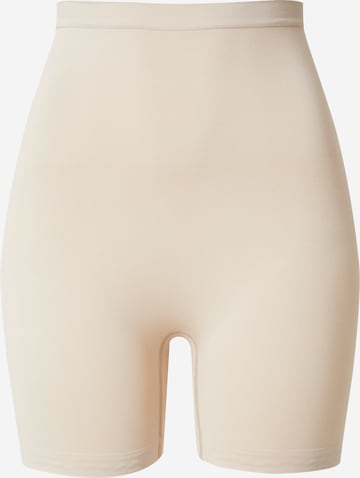 Pantalon modelant 'SILI' Freequent en beige : devant