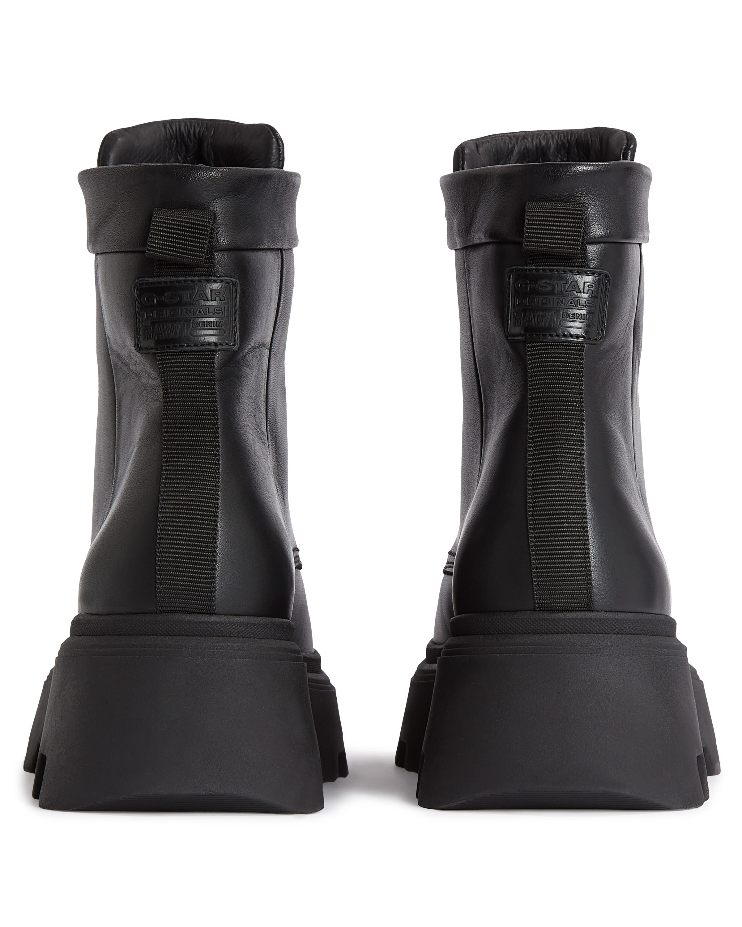 G-STAR Boots 'Kate II Lace Mid Boots' in Black
