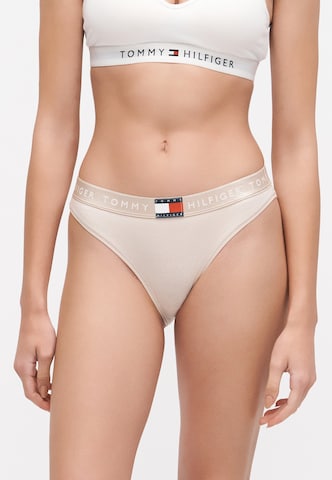 smėlio Tommy Hilfiger Underwear Moteriškos kelnaitės 'SHINE': priekis