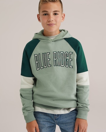 Sweat WE Fashion en vert : devant