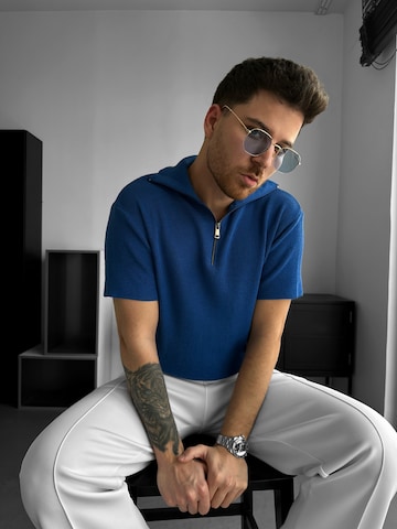 T-Shirt Kleidermafia en bleu : devant