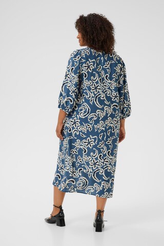 Robe 'Mahlia' KAFFE CURVE en bleu
