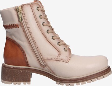 PIKOLINOS Lace-Up Ankle Boots in Beige