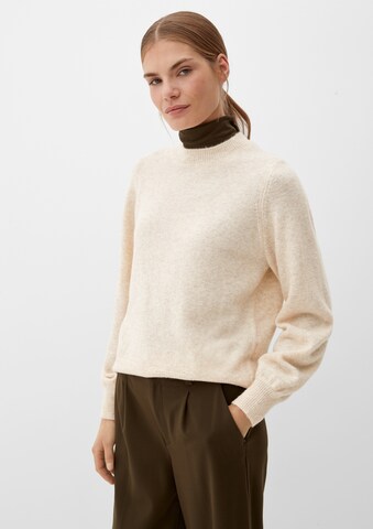s.Oliver Sweater in Beige: front