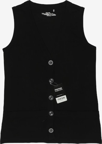 FRANK WALDER Weste M in Schwarz: Vorderseite