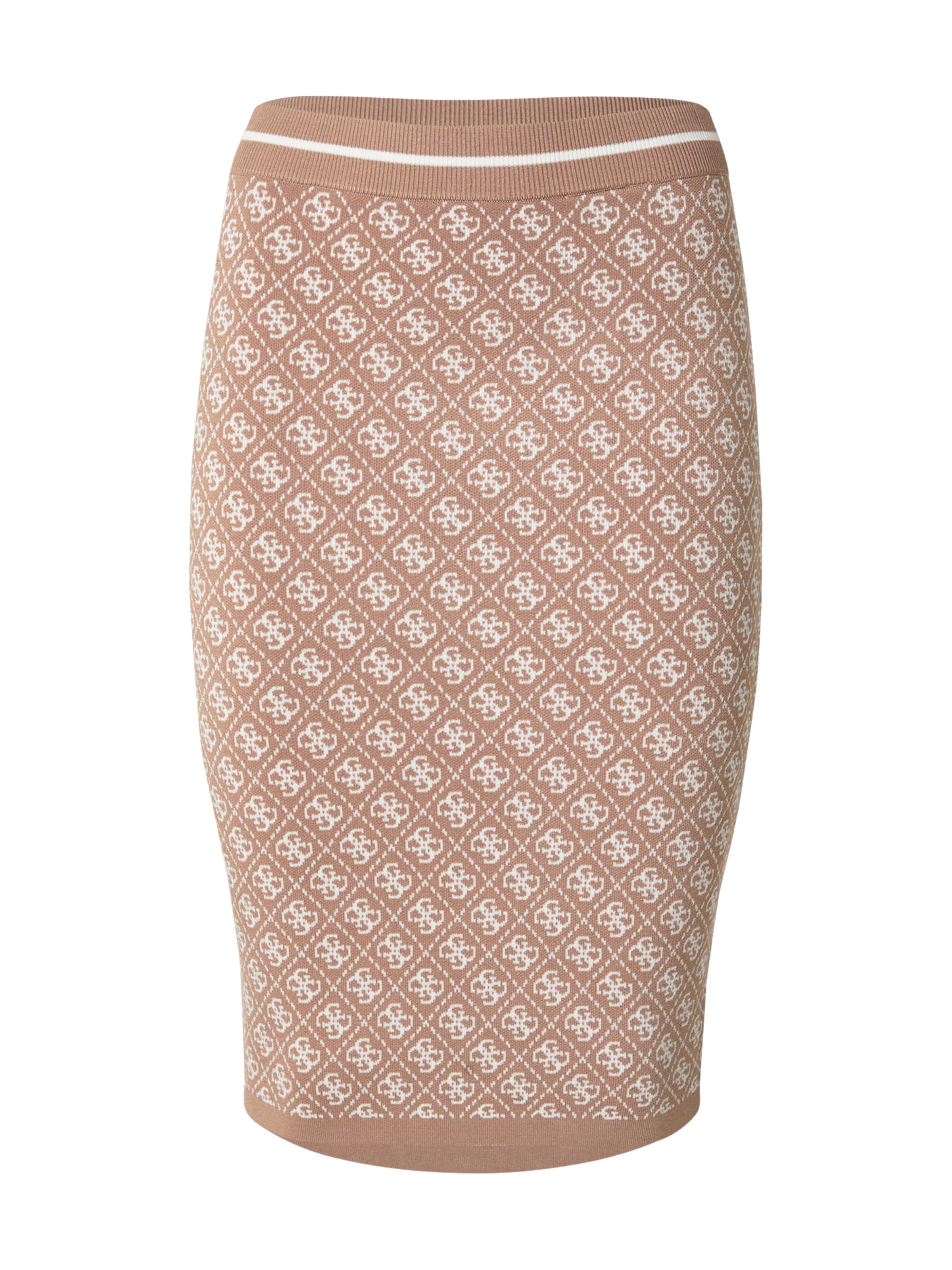 GUESS Юбка 'LISE' в Бежевый: спереди