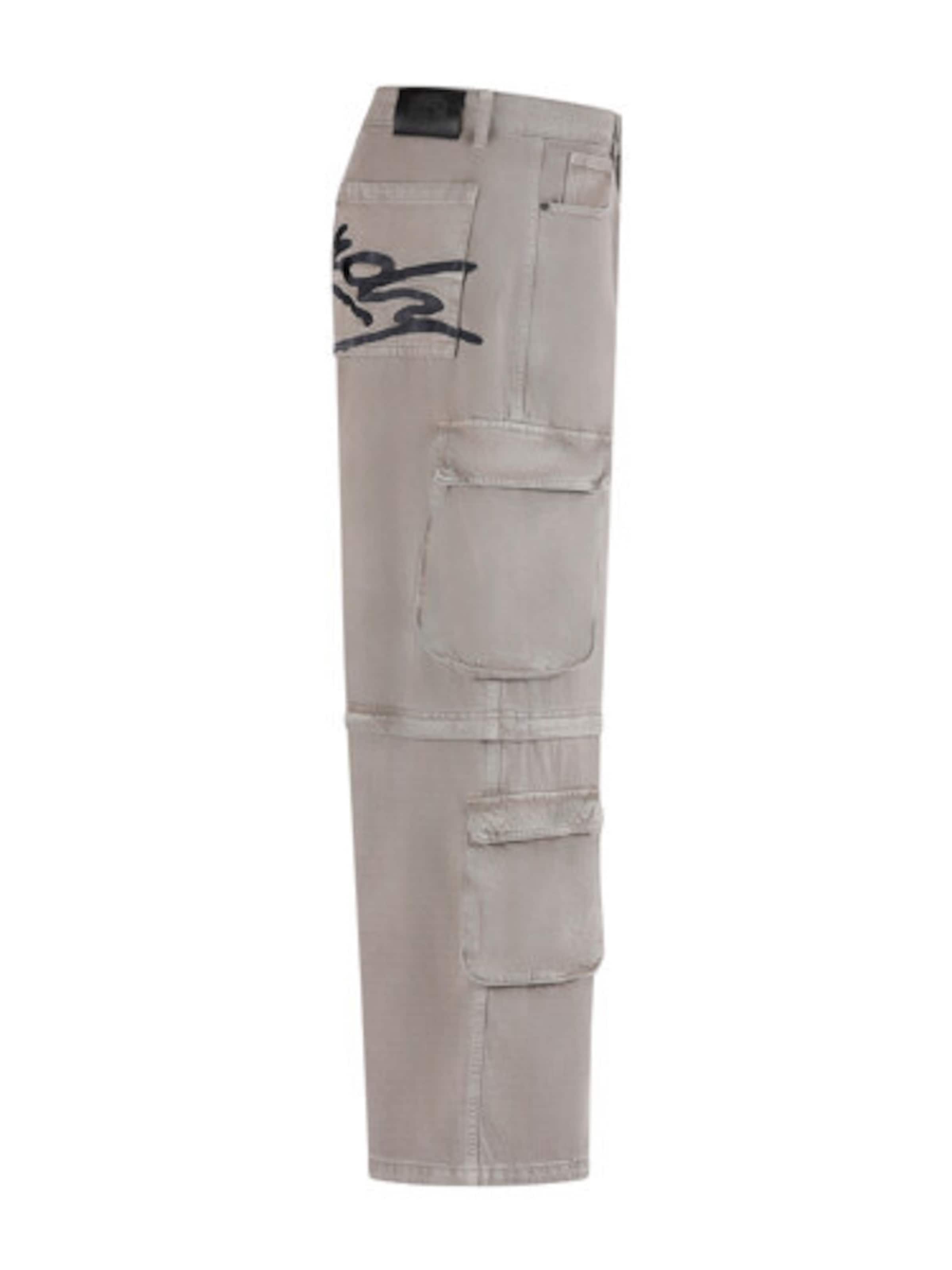 Ed Hardy Regular Cargojeans in Grijs