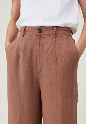 Lexington Wide leg Broek 'CLEO' in Bruin