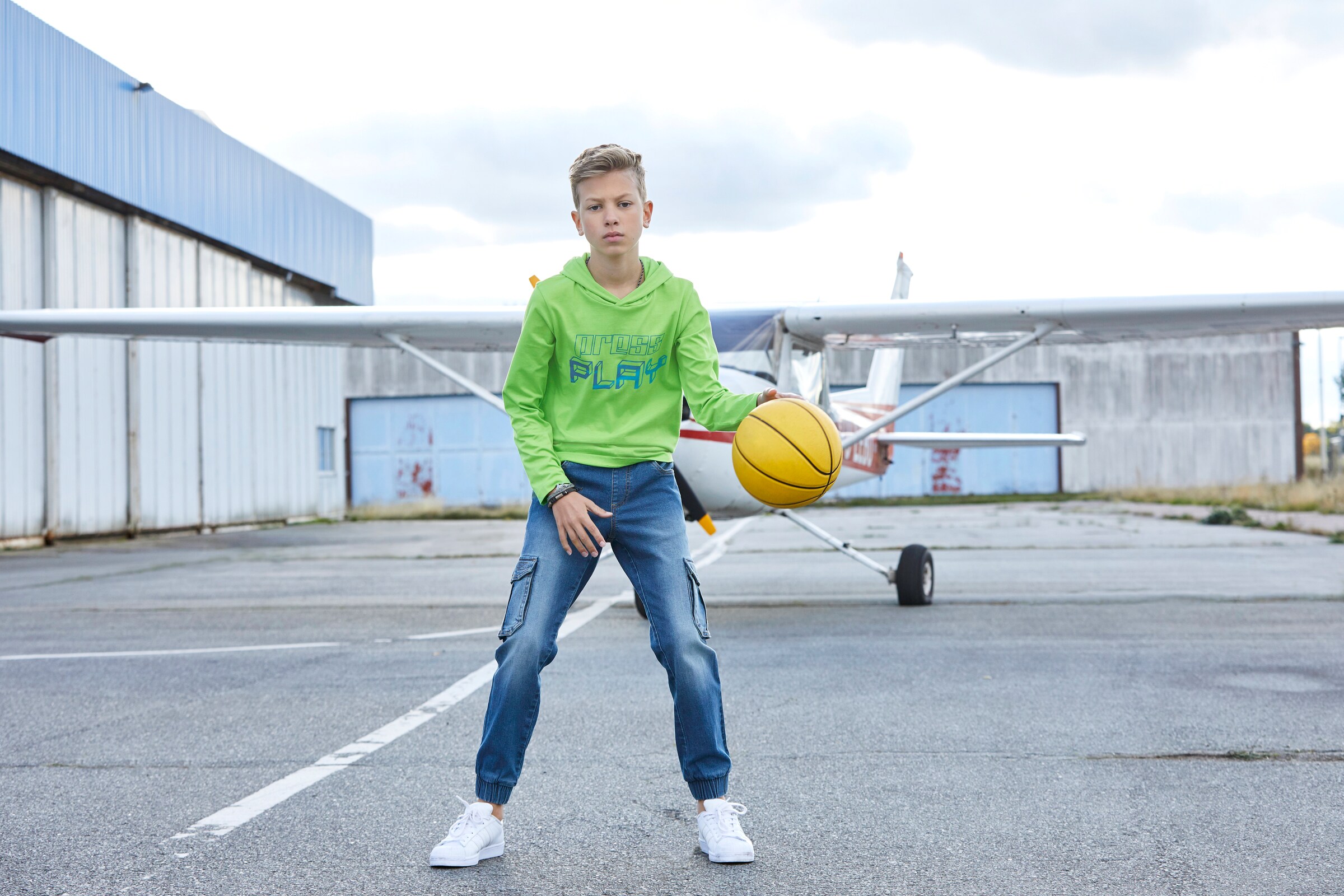 ARIZONA Loose fit Pants in Blue