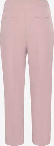 LASCANA Regular Trousers with creases in Purple