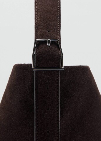 MANGO Shoulder Bag 'Carnaby' in Brown