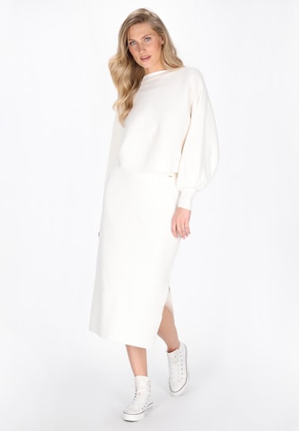 DreiMaster Maritim Sweater 'Maritime' in White