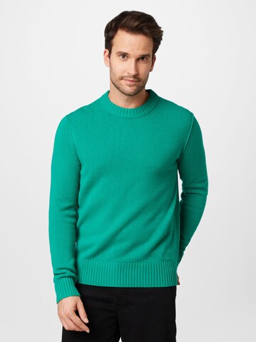 Pull-over 'Kruy' BOSS Orange en vert : devant