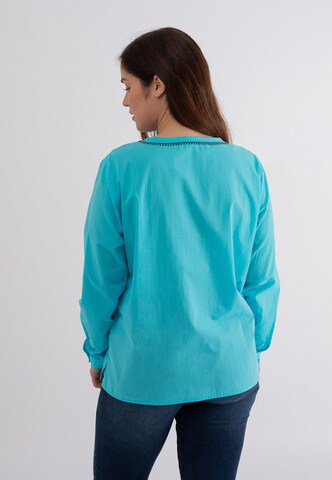October Blouse in Blue