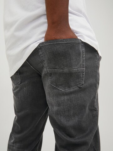 Coupe slim Jean 'Glenn' Jack & Jones Plus en noir